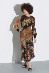 Vestito lungo multi fantasia - 1