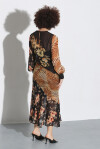 Long multi patterned dress - 3