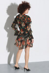 Vestito corto a fiori - 2