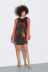 Minidress multicolore in paillettes - 3