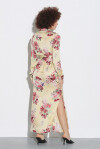 Vestito lungo chemisier a fiori - 2