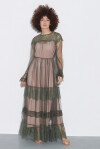 Long lace dress with petticoat - 3