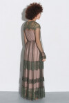 Long lace dress with petticoat - 4