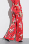 Patterned palazzo trousers - 4