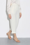 Pantaloni classici modello crop - 4