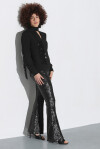 Full sequin flared trousers - 3