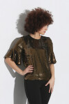 Blusa in full paillettes - 4