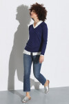 V-neck sweater in pure merino wool - 4