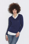 V-neck sweater in pure merino wool - 3