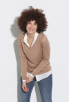 V-neck sweater in pure merino wool - 3