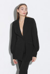 Blazer due bottoni con maniche morbide - 4