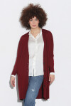 Cardigan over in pura lana vergine - 1