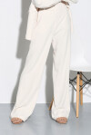 Pantaloni a vita alta con gamba ampia - 2