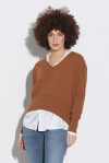 Box model V-neck sweater - 4