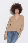Maglione scollo a V modello scatola - 4