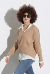 Box model V-neck sweater - 4