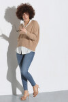 Box model V-neck sweater - 3