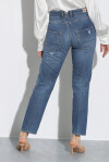 Jeans Manu modello straight con rotture - 2
