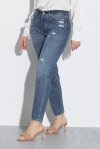 Jeans Manu modello straight con rotture - 4