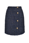 Minigonna in tweed lurex - 4
