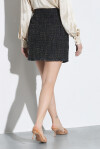 Minigonna in tweed lurex - 2