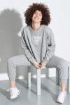 Joggers in felpa logo love birds - 3