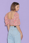 Crop-top fantasia floreale - 4