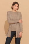 Open cardigan in cotton and cashmere blend - 3