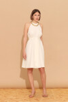 Halter dress with chain - 4