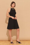 Halter dress with chain - 3