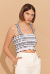 Crop top a righe - 3