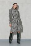 Patterned shirt dress - 3