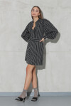 Laminated striped dress - 2