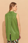 Sleeveless shirt in cotton voile - 4