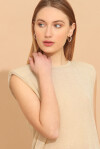 Sleeveless top in lurex knit - 4