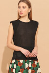 Sleeveless top in lurex knit - 4