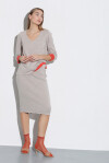 Longuette skirt in fabric stitch - 4
