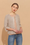 Chanel-model cardigan with patterned thread - 4