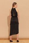 Midi wrap dress in habutai - 2