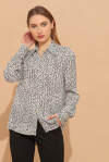 Camicia in crepe de chine floreale - 1