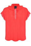 Blusa senza maniche con rouches - 1