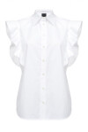 Sleeveless shirt with ruffles - 1