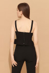 Crop top con rouche - 2