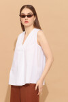 Blusa in cotone - 4