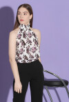 Halter floral top - 3