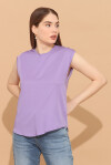 Blusa giromanica con spacco sul retro - 4