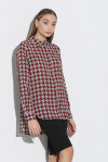 Soft shirt with houndstooth pattern - 4