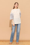 Blusa con decorazioni etniche - 4