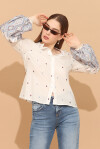 Camicia con decorazioni etniche - 4