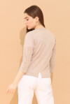 Cardigan modello giacchino con spacchi - 2